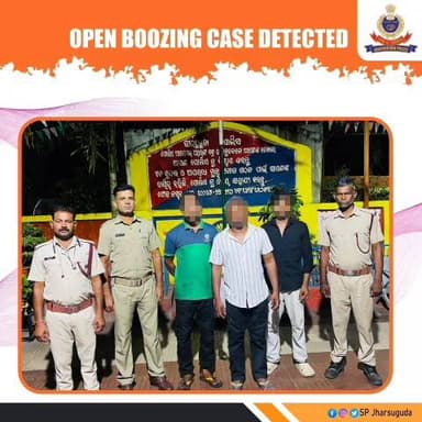 ଝାରସୁଗୁଡା: ଝାରସୁଗୁଡା ପୋଲିସ ପକ୍ଷରୁ ଅପରାଧ ଓ ଅସାମାଜିକ କାର୍ଯ୍ୟକଳାପ ଉପରେ କଡ଼ା ନଜର, ତିନିଜଣ ବ୍ୟକ୍ତି ଗିରଫ