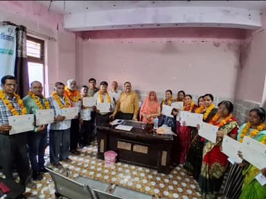 पोरसा: जनगणना कार्य समय सीमा से पहले पूरा करने पर प्रांगणकों का सम्मान