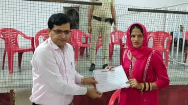 रेवाड़ी: रेवाड़ी नगर परिषद चुनाव: भाजपा प्रत्याशी विनीता पीपल 21455 मतों से विजयी