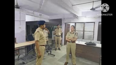 शिवपुरी: पुलिस अधीक्षक ने अमोला और सुरवाया थाने का औचक निरीक्षण किया
