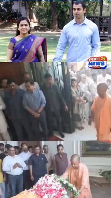 CM योगी ने अखिलेश यादव के छोटे भाई प्रतीक यादव को दी श्रद्धांजलि
#AkhileshYadav #everest24news #PratikYadav #spa