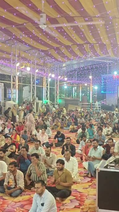 सिरसा श्याम बगीची धाम एकादशी पावन पर्व पर बाबा श्याम का गुणगान लाइव प्रसारण