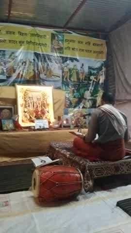 अखंड रामायण पाठ प्रारंभ अक्षय तृतीया से चालू हो चुका है ब्राह्मणी माता बंगाली बाबा आश्रम हनुमान वाटिका अटरू रोड खानपुर