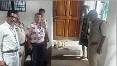 मंडला: महाराजपुर क्षेत्र में आबकारी, पुलिस और राजस्व विभाग की संयुक्त कार्रवाई, ₹27,300 की शराब जब्त