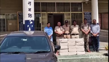 गुनौर: सलेहा थाना क्षेत्र में पन्ना पुलिस की बड़ी कार्रवाई, 15 पेटी अवैध शराब के साथ बलेनो कार जब्त