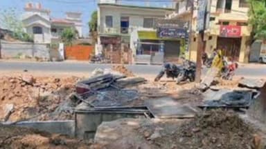 निवाड़ी: निवाड़ी रेलवे स्टेशन रोड पर नाली-सड़क निर्माण में अनियमितता, पार्षद ने कलेक्टर से जांच की मांग की