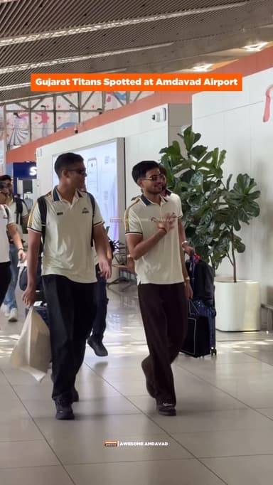 Gujarat Titans Spotted at Amdavad Airport
#gujarat #amdavad #cricket #ipl #gujarattitans