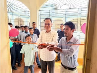 ধর্মনগর: দামছড়া ইংলিশ মিডিয়াম উচ্চতর মাধ্যমিক বিদ্যালয়ে ডিএনএ ক্লাবের উদ্বোধন করেন বিধায়ক