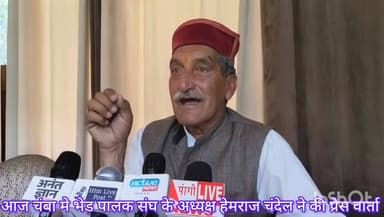 भेड़ पालक संघ के अध्यक्ष हेमराज चंदेल ने की प्रेस वार्ता #salooni #chamba #himachal #highlight