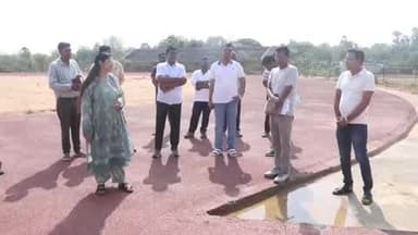 रामानुजनगर: रामानुजनगर सूरजपुर जिले में बेहतर निर्माण कार्य, खेल सुविधाओं और छात्रावास विकास को लेकर कलेक्टर ने किया निरीक्षण