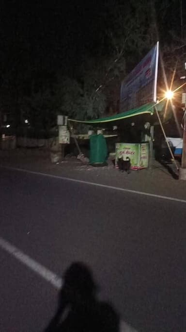मां नर्मदा पद यात्रा में भैरव का आशीर्वाद
