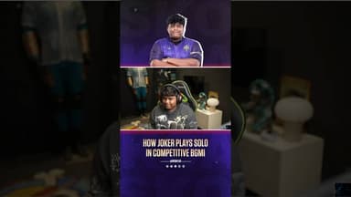 Joker talks about how he plays in solo situations#joker #bgmi #bgminews #bgmiesports #indianesports