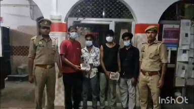 धौलाना: गांव सिखेड़ा में श्मशान घाट के पास हार-जीत की बाजी लगाकर जुआ खेल रहे 4 जुआरी को पुलिस ने किया गिरफ्तार