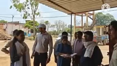 बांधवगढ़: उमरिया पठारी में कलेक्टर ने कस्टम हायरिंग सेंटर का जायजा लिया