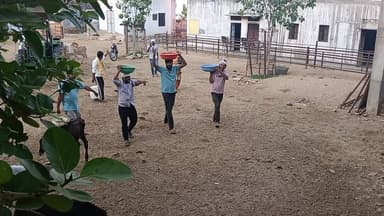 ओम शिव गौशाला पचलंगी में गोस्वामी का आयोजन किया गया