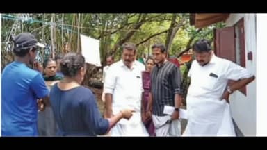 കണയന്നൂർ: നായികമലം കടപ്പുറത്ത് തകർന്ന നാലു വീടുകൾ നിയുക്ത എംഎൽഎ സന്ദർശിച്ചു