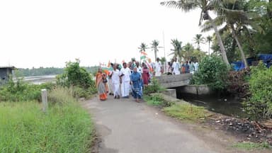 കണയന്നൂർ: പൊക്കാളി പാടത്ത് കൊടികുത്തി സമരം