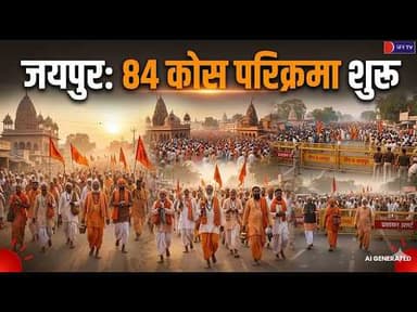 Braj 84 Kos Parikrama: अधिक मास आज से शुरू, उमड़े श्रद्धालु! डीग और जयपुर प्रशासन अलर्ट #jantv