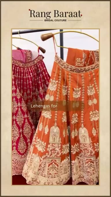 Designer Outfit available on rent Visit @rangbaraat #lehengaonrent #kota #weddingcollection