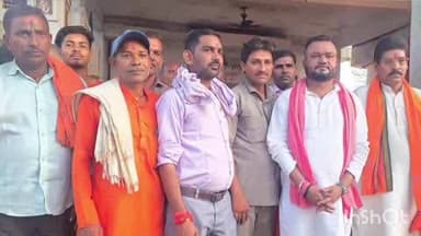 ग्राम घठोली में भक्ति माता कर्मा जयंती के उपलक्ष में आयोजित कार्यक्रम में जिला पंचायत के सदस्य शामिल हुए