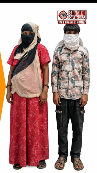 शातिर पति-पत्नी की जोड़ी गिरफ्तार, ई-रिक्शा मे सवारी को बैठाकर बनाते थे टारगेट