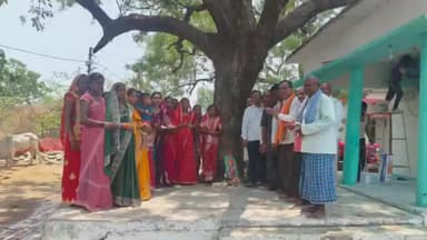 पलारी: ग्राम पंचायत सेमरिया में विभिन्न निर्माण कार्यों का भूमि पूजन हुआ, विकास कार्यों से ग्रामीणों में खुशी