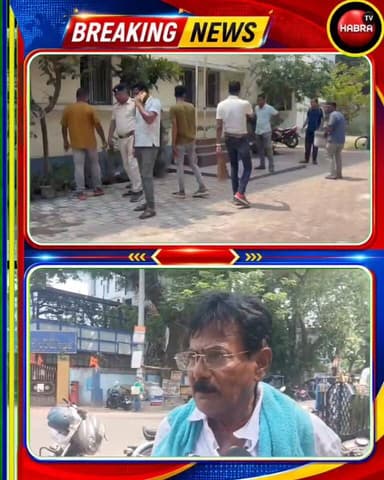 ঝাঁটা হাতে থানার আইসি, আমার থানা আমি পরিষ্কার না করলে কে করবে বললেন আইসি নিজেই