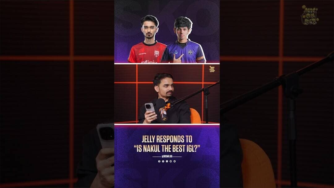 Is Nakul the Best IGL? Jelly Responds 😱#jelly #nakul #igl #bgmi #bgminews #bgmiesports