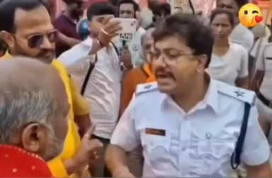 সরকারি নির্দেশিকা অনুযায়ী রাস্তায় নামাজ এবং পুজো নিষিদ্ধ করতে দেখা যাচ্ছে রাজ্য পুলিশকে