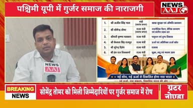 पश्चिमी उत्तर प्रदेश में गुर्जर समाज नाराज, स्वतंत्र प्रभार राज्यमंत्री सोमेंद्र तोमर की जिम्मेदारियों पर विवाद,मंत्री प...