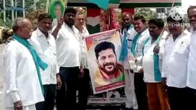 పాలకుర్తి: పాలకుర్తిలో సీఎం రేవంత్ రెడ్డి చిత్రపటానికి పాలాభిషేకం చేసిన తెలంగాణ ఉద్యమకారుల సంఘం
