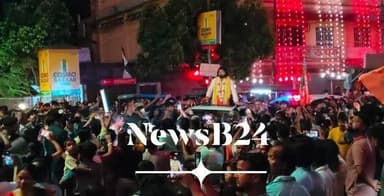 নিশীথ প্রামাণিক ফিরতেই মাথাভাঙ্গায় উচ্ছ্বাস দলীয় কর্মী সমর্থকদের