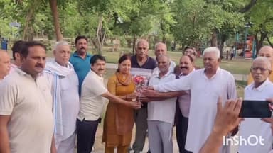 रेवाड़ी: शपथ से पहले विनीता पीपल एक्शन मोड में, राव तुलाराम पार्क में गंदगी देख अधिकारियों को लगाई फटकार
