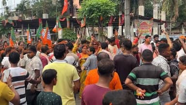 তুফানগঞ্জ বিজেপি শহর মণ্ডলের পক্ষ থেকে অভিনন্দন যাত্রা @top fans
