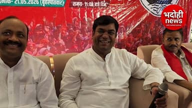 भदोही में मुकेश साहनी का संजय निषाद पर बड़ा हमला, बोले– आरक्षण दिलाएं या छोड़ें कुर्सी
