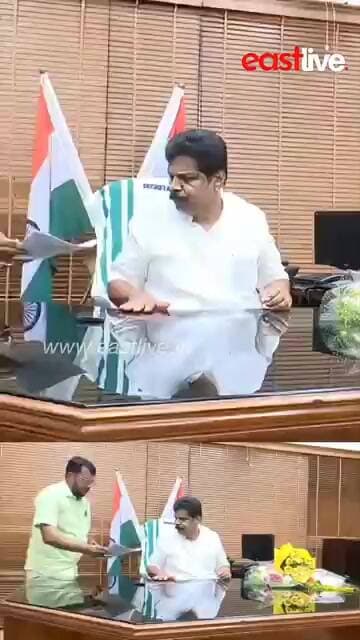 റവന്യൂ വകുപ്പിന്റെ അമരത്തേക്ക് എ പി അനിൽകുമാർ; ഔദ്യോഗികമായി ചുമതലയേറ്റെടുത്തു | AP Anilkumar