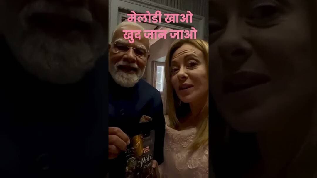 Melodi Ka Mangetar! मोदी का ये गिफ्ट इंटरनेट पर छा गया | Shorts #Melodi #Modi #Meloni #MelodyToffee