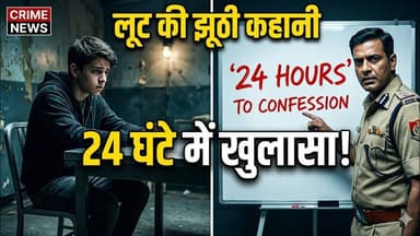 नाबालिग ने रची लूट की झूठी कहानी, पुलिस ने महज़ 24 घंटे में किया खुलासा #indianewsdarpan