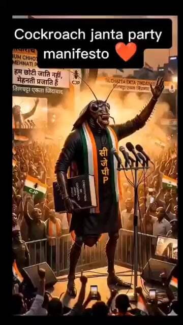 कॉकरोच जनता पार्टीचा जाहीरनामा