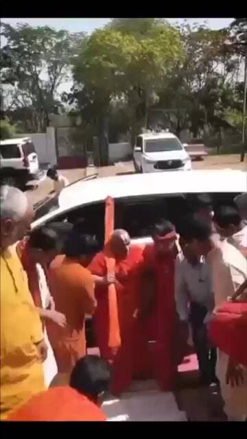 चिरमिरी के जगन्नाथ पहुंचे जगद्गुरु रामभद्राचार्य #shortvideo