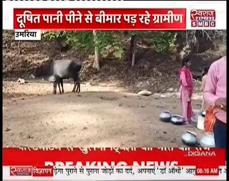 उमरिया जिले के गांजर गांव बुंद बुंद पानी को तरस रहे लोग #स्वराजexpresssmbc #BandhavgarhTigerReserve #jansmparkumaria #ja...