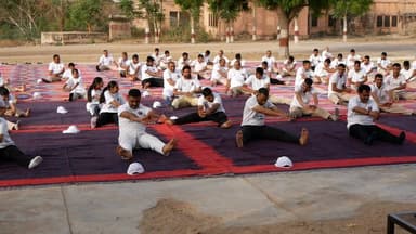 संडे ऑन साइकिल" अभियान; रैली निकाल दिया सेहत और पर्यावरण का संदेश #साइकिल #पुलिस #डीडवाना