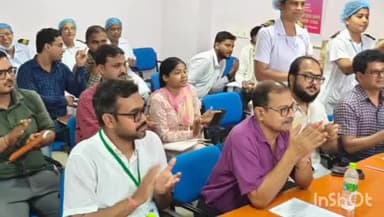 ছাতনা: ছাতনা সুপার স্পেশালিটি হাসপাতালে রোগী কল্যাণ সমিতির বৈঠক, উপস্থিত বিধায়ক সত্যনারায়ণ মুখোপাধ্যায়