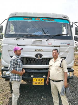 खनिज विभाग की कार्रवाई में रेत एवं चूना पत्थर, गिट्टी का अवैध परिवहन करने पर 4 हाईवा जप्त