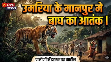 Umaria manpur tiger attack | उमरिया के मानपुर मे बाघ का आतंक |#tigerattack #umarianews #mpnews