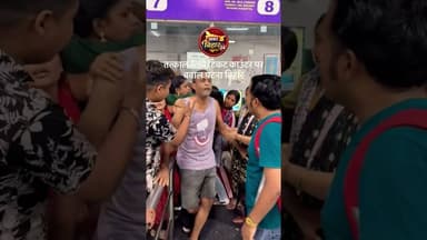 पटना रेलवे टिकट काउंटर पर बवाल! यात्रियों ने किया हंगामा 😱 | Patna Railway Viral Video #indiarailway