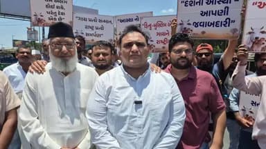 ભરૂચ: ભરૂચમાં હિન્દૂ-મુસ્લિમ સમાજમાં ભાઈચારો બની રહે તે માટે ગાયને રાષ્ટ્રીય પ્રાણી જાહેર કરવામાં આવે તેવી માંગ કરવામાં આવી