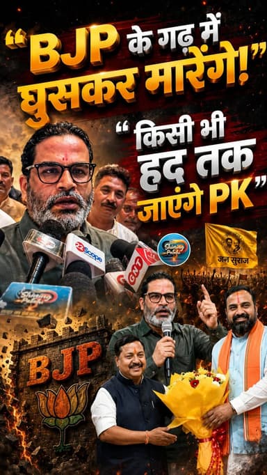 “बीजेपी को उनके घर में घुसकर हराएंगे...” मोतिहारी से प्रशांत किशोर का अब तक का सबसे बड़ा ऐलान!
#PrashantKishor #JanSuraj...