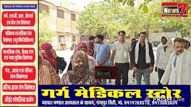 #live पानी की किल्लत से आमजन त्रस्त, दिया ज्ञापन #Gangapurcity #News7 #LiveNews #watershortage