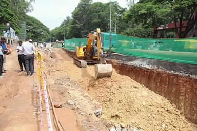 ಬೆಂಗಳೂರು ಪೂರ್ವ: ಯು.ಆರ್.ರಾವ್ ಉಪಗ್ರಹ ಕೇಂದ್ರದ ಬಳಿಯಿರುವ ವಿಂಡ್ ಟನಲ್ ಜಂಕ್ಷನ್ ಬಳಿ ಯಂತ್ರೋಪಕರಣಗಳನ್ನ ಬಳಸಿಕೊಂಡು ಕಾಮಗಾರಿ ಪೂರ್ಣಗೊಳಿಸಿ:ಮಹೇಶ್ವರ್ ರಾವ್